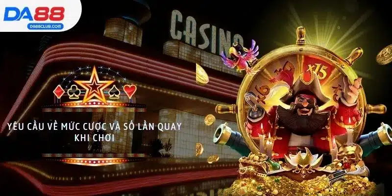 Yêu cầu về mức cược và số lần quay khi chơi nổ hũ hoàn trả 100%